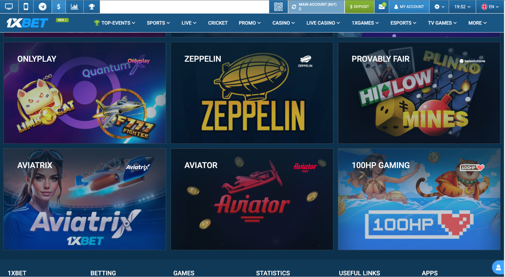 Step 4: Find the Aviator Game