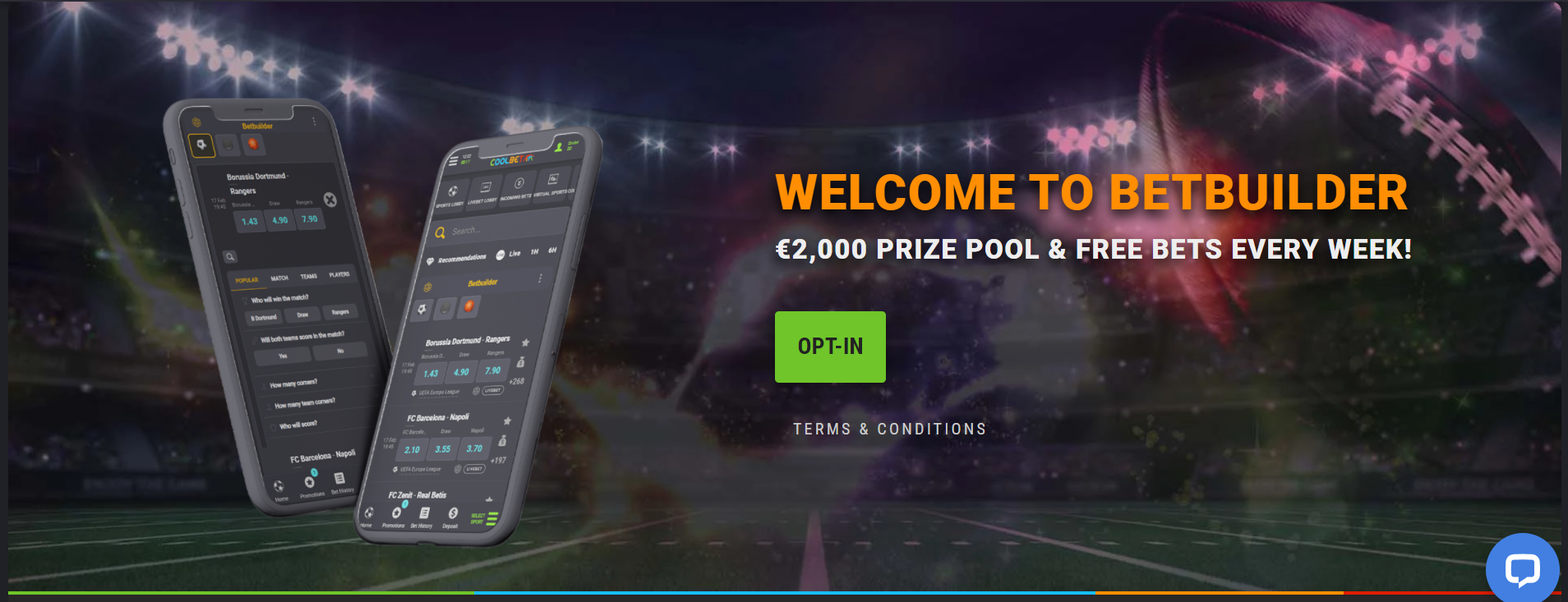 With the BetBuilder campaign of Coolbet, players get a chance to increase their winnings every week.