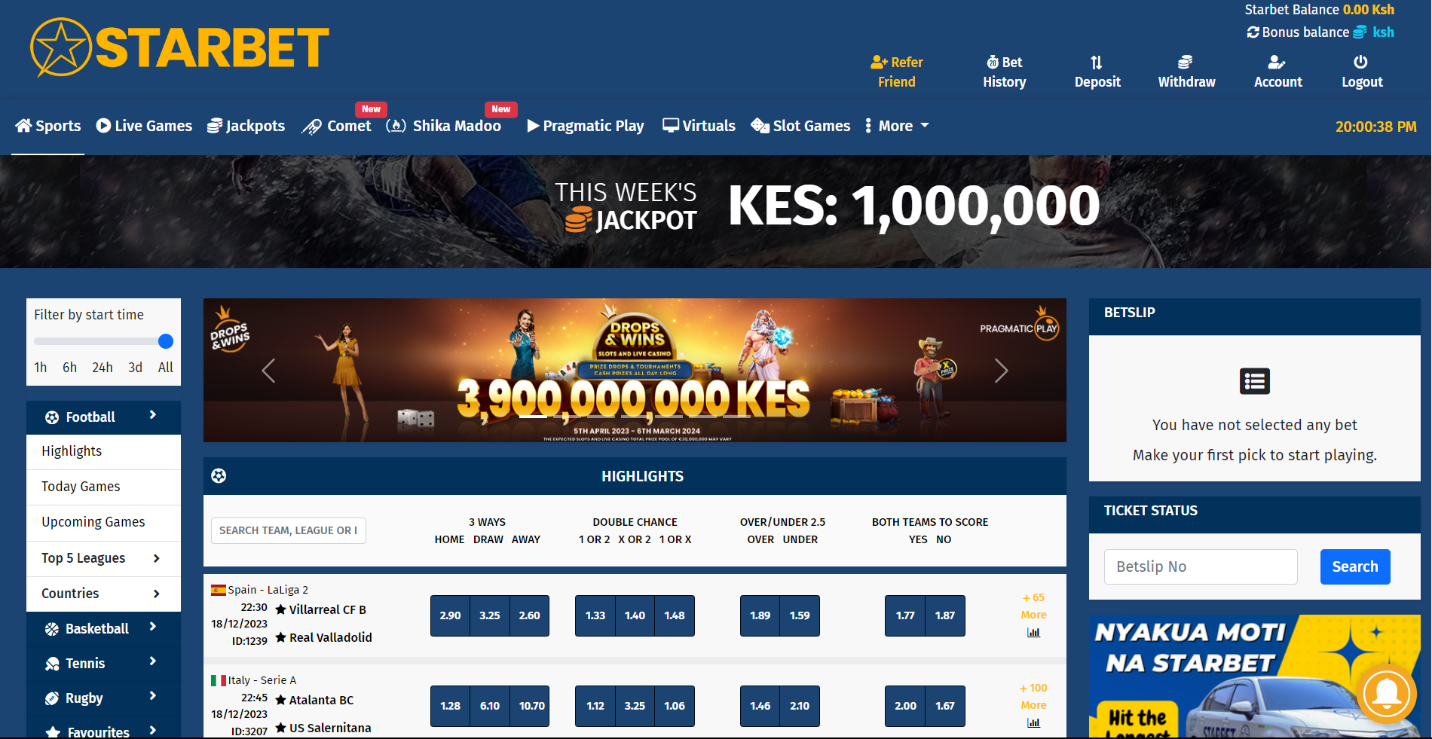 Starbet sign-up form image An image of the Starbet sign-up form