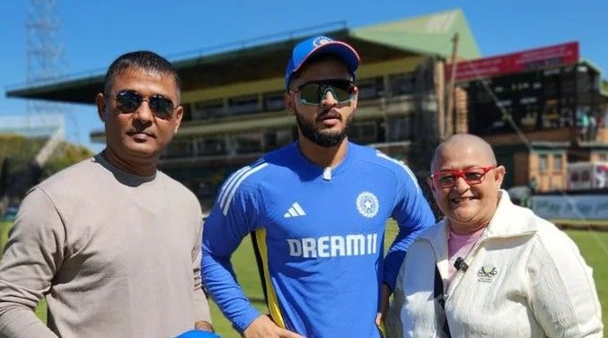 Parag Das with his son Riyan.