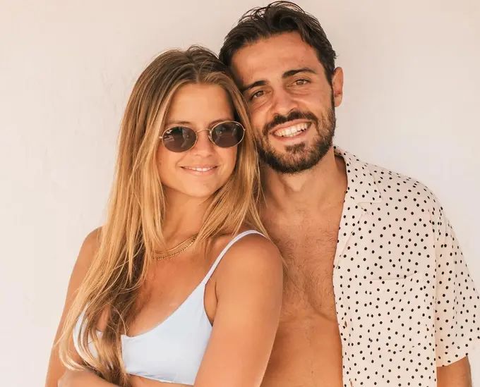 Bernardo Silva with Ines Tomaz