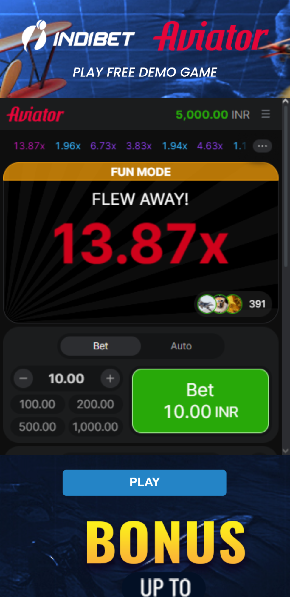 Indibet Aviator Strategy