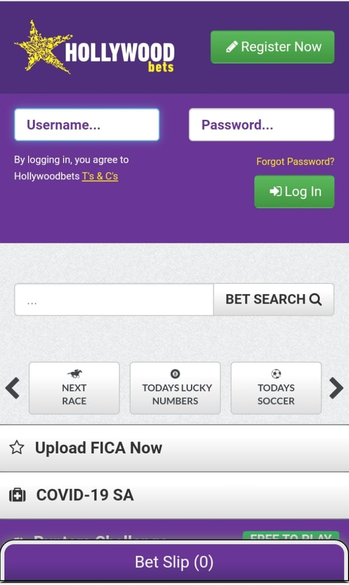 Hollywoodbets South Africa Sports Betting Review Login & Register