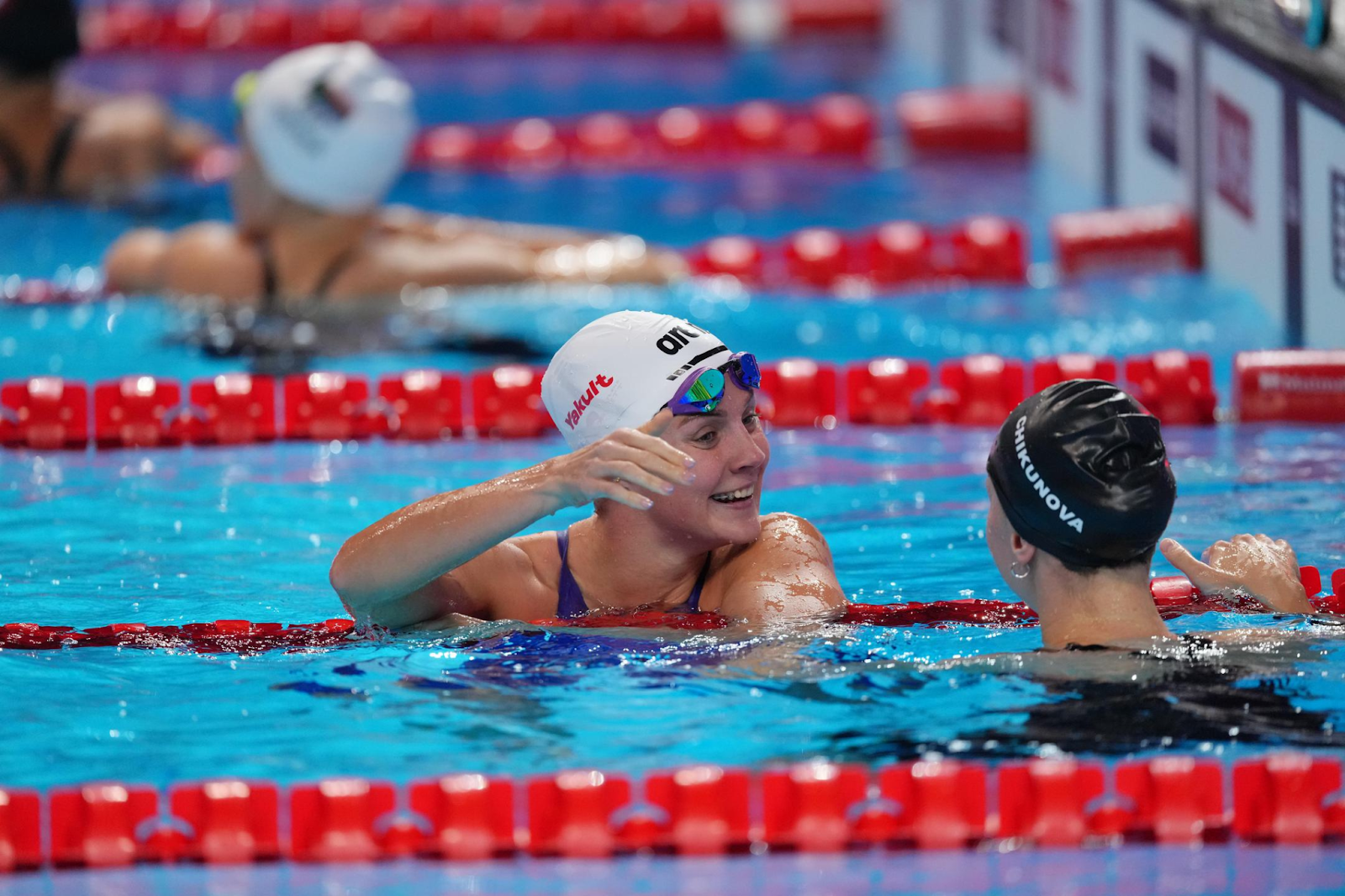 Kaylene Corbett comfortably advanced through her semifinal swim at the World Aquatics Championships in Singapore on Thursday. Kaylene Corbett comfortably advanced through her semifinal swim at the World Aquatics Championships in Singapore on Thursday.