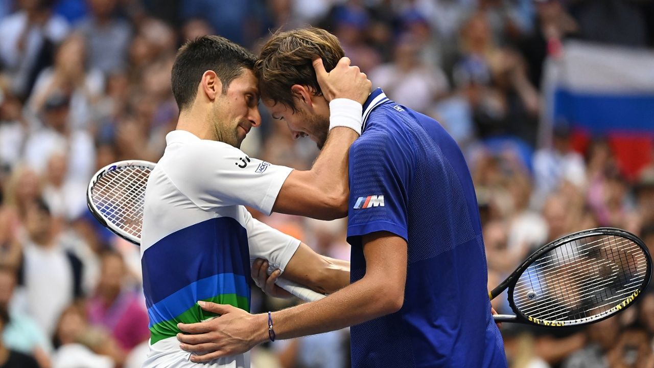 Novak Djokovic, Daniil Medvédev