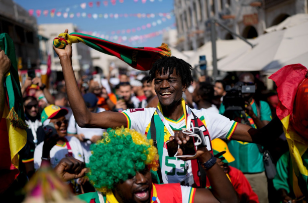 Senegalese fans Senegalese fans