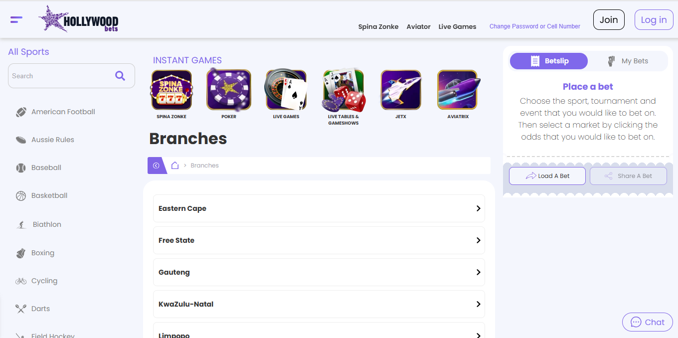 Hollywoodbets Retail Stores Banner