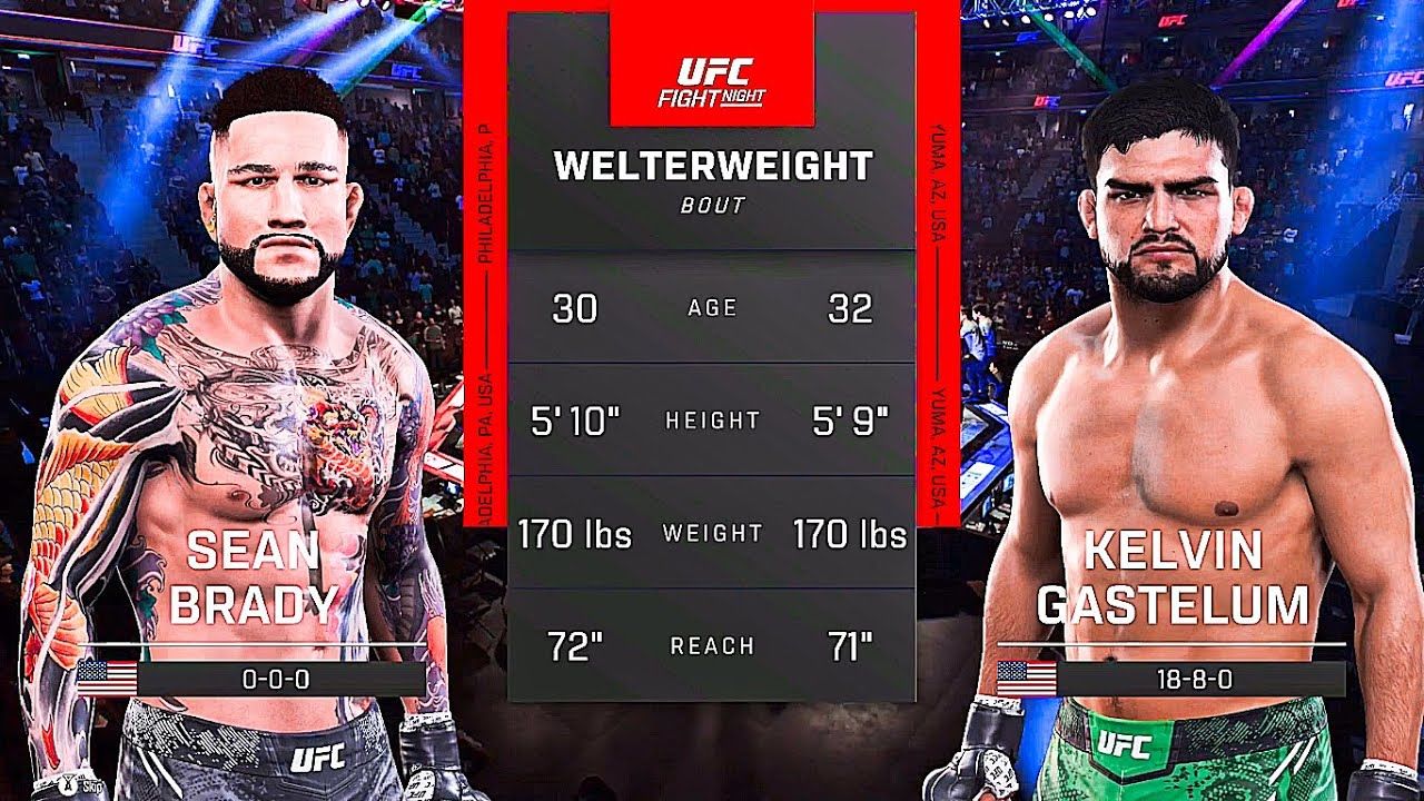 Sean Brady vs. Kelvin Gastelum
