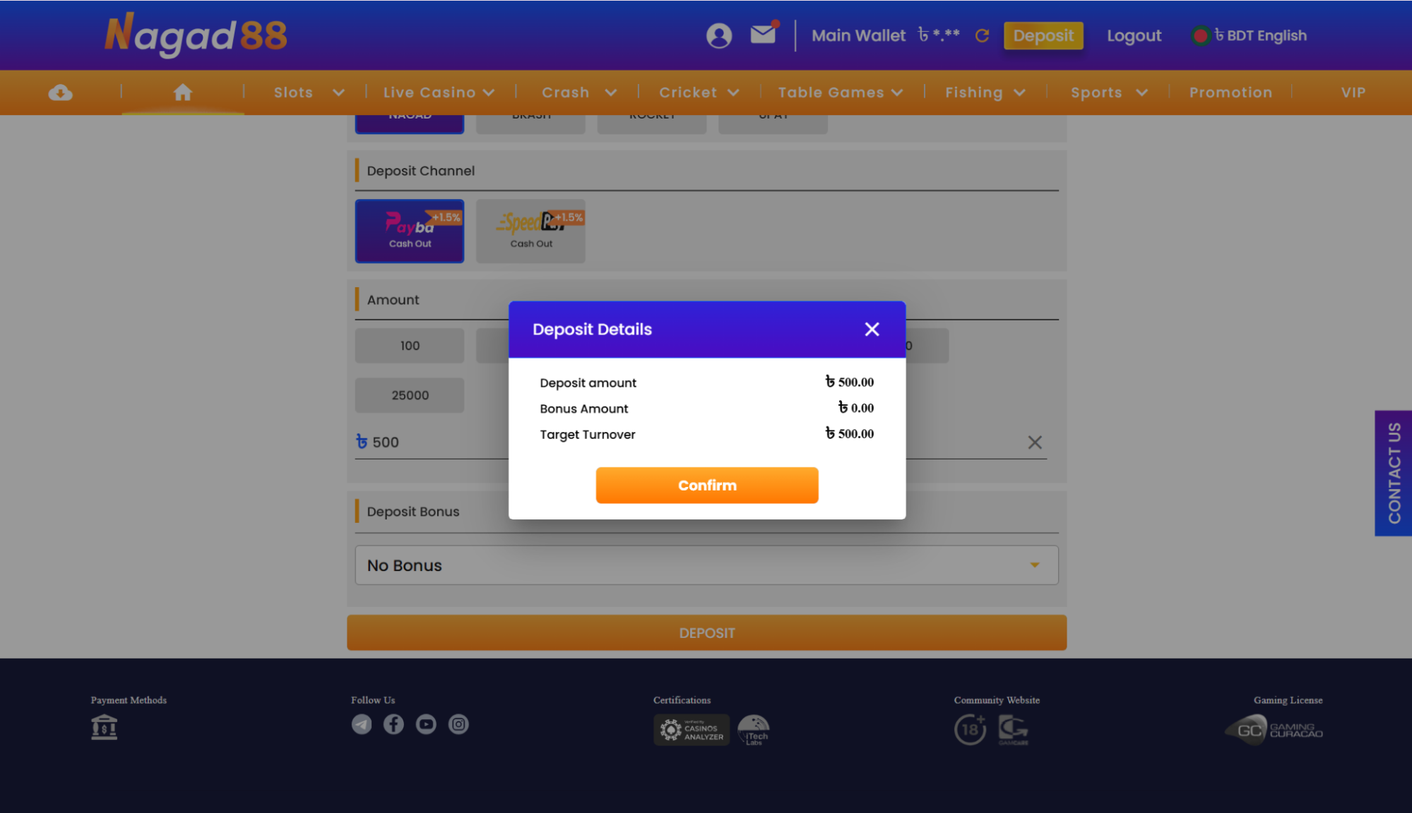 Nagad88 deposit Nagad88 deposit