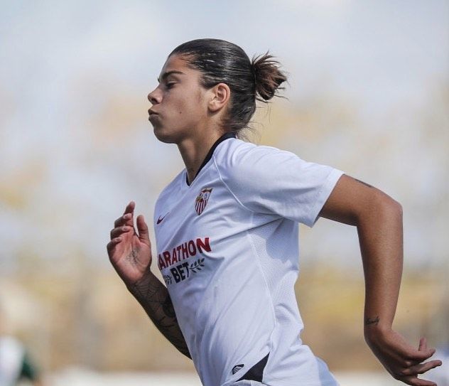 Footballer Nadezhda Karpova