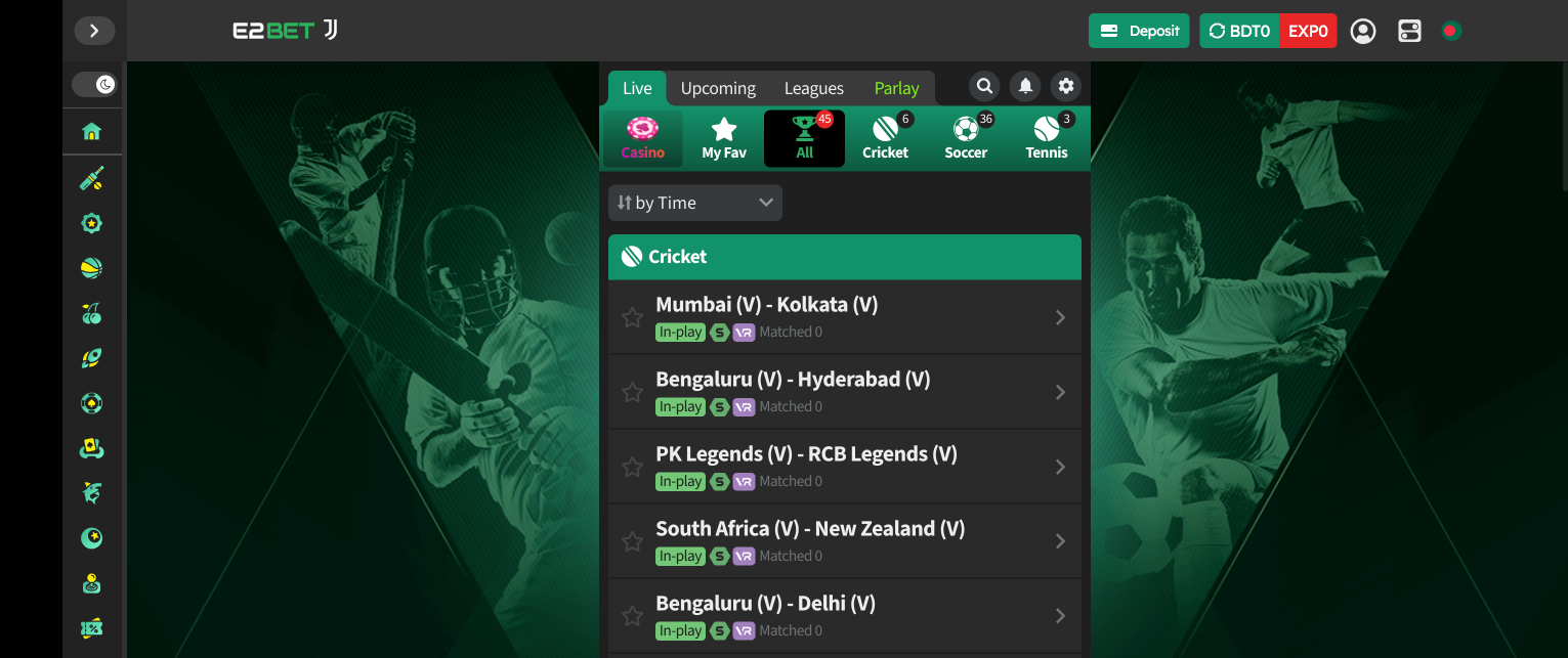 E2Bet Platform Features