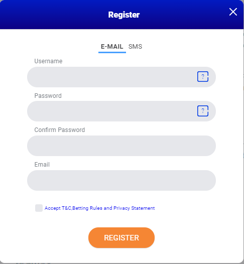 Nairabet Email Registration Mode