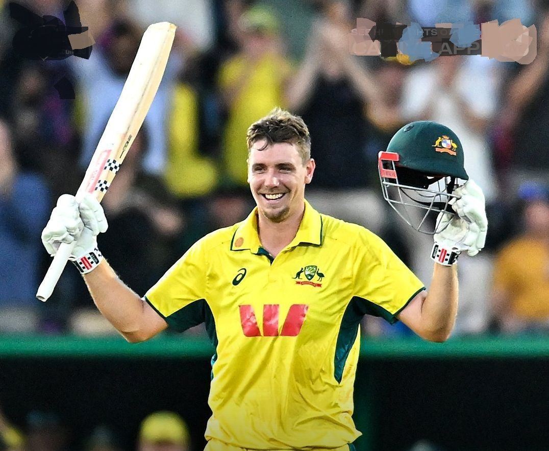 Cameron Green makes his willow talk. @ cricket.com.au