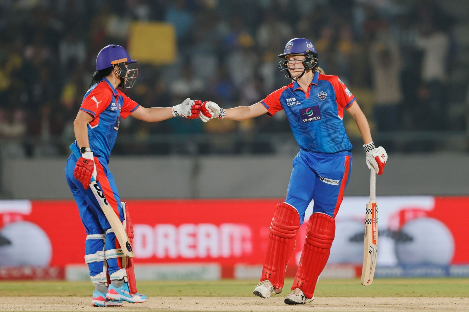 Delhi Capitals' Marizanne Kapp and Annabel Sutherland stared in their victory over UP Warriorz in the Women's Premier League (WPL) 2025 match in Vadodara. Photo credit: @wplt20 Delhi Capitals' Marizanne Kapp and Annabel Sutherland stared in their victory over UP Warriorz in the Women's Premier League (WPL) 2025 match in Vadodara. Photo credit: @wplt20