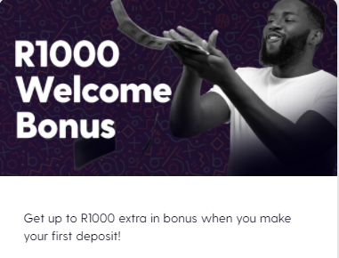 Image of the welcome bonus at Bet.co.za