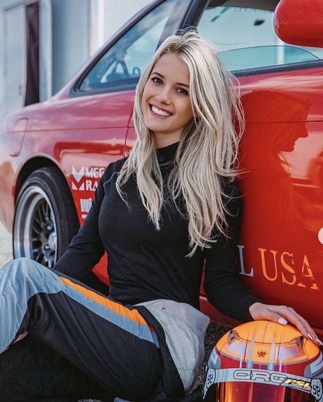 Racing driver Lindsey Brewer