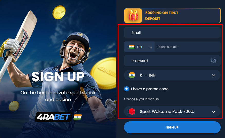 Registration button Image of registration button