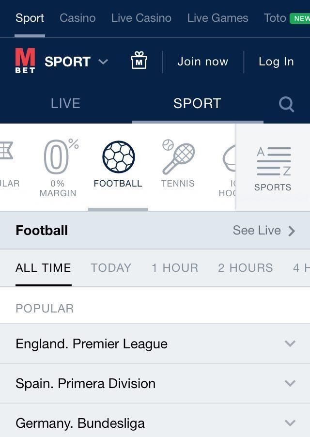 Marathonbet mobile app Marathonbet mobile application interface