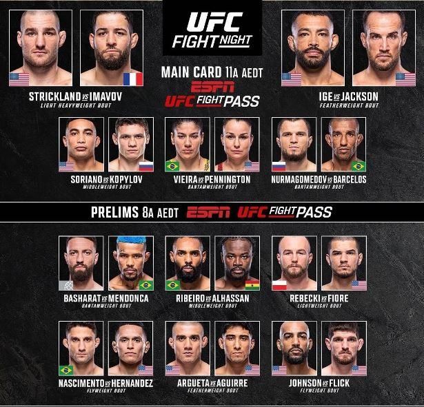 UFC Vegas results
