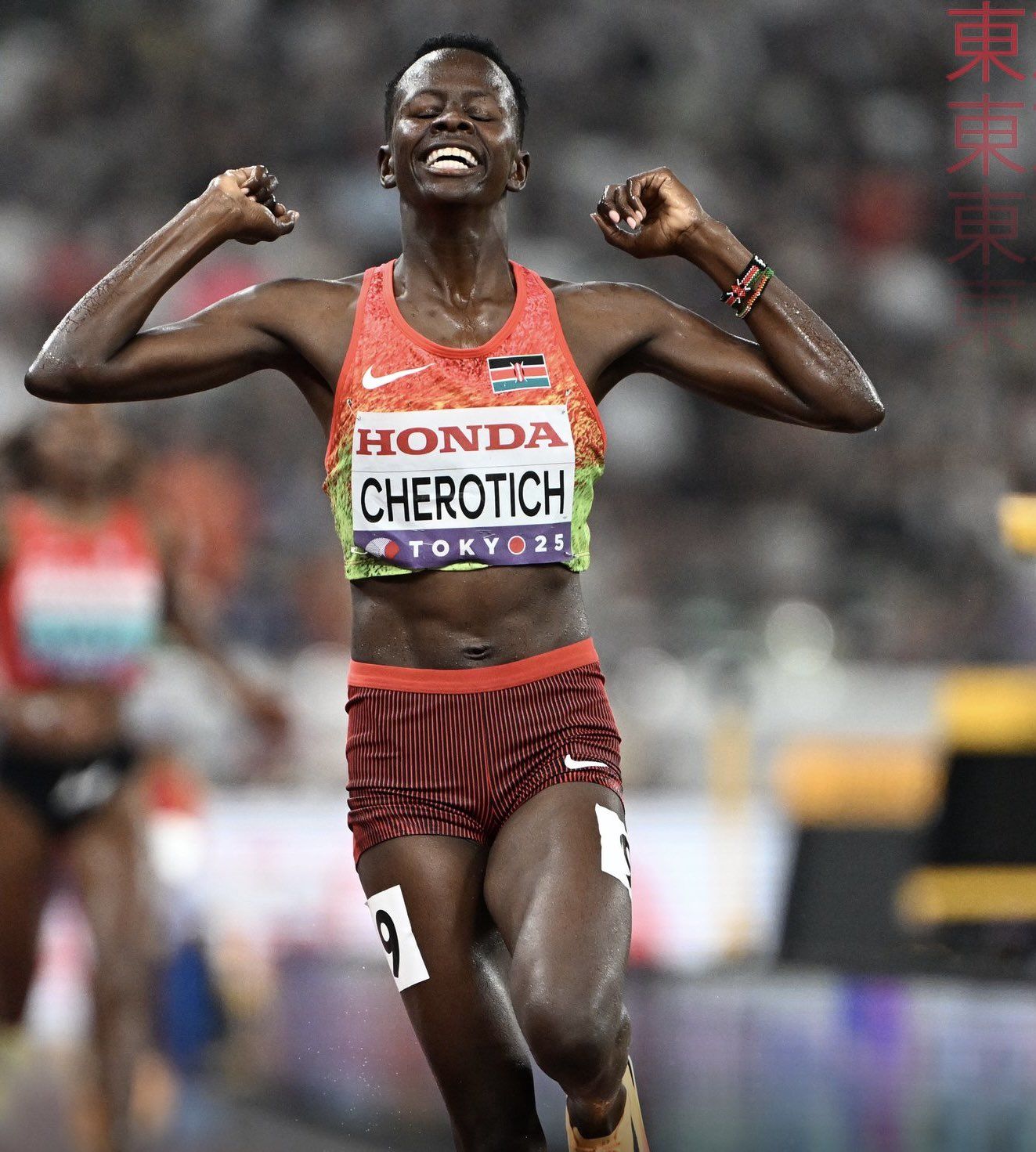 Kenya’s Faith Cherotich clinches women’s 3000m steeplechase gold. @athletics_kenya/X Kenya’s Faith Cherotich clinches women’s 3000m steeplechase gold. @athletics_kenya/X