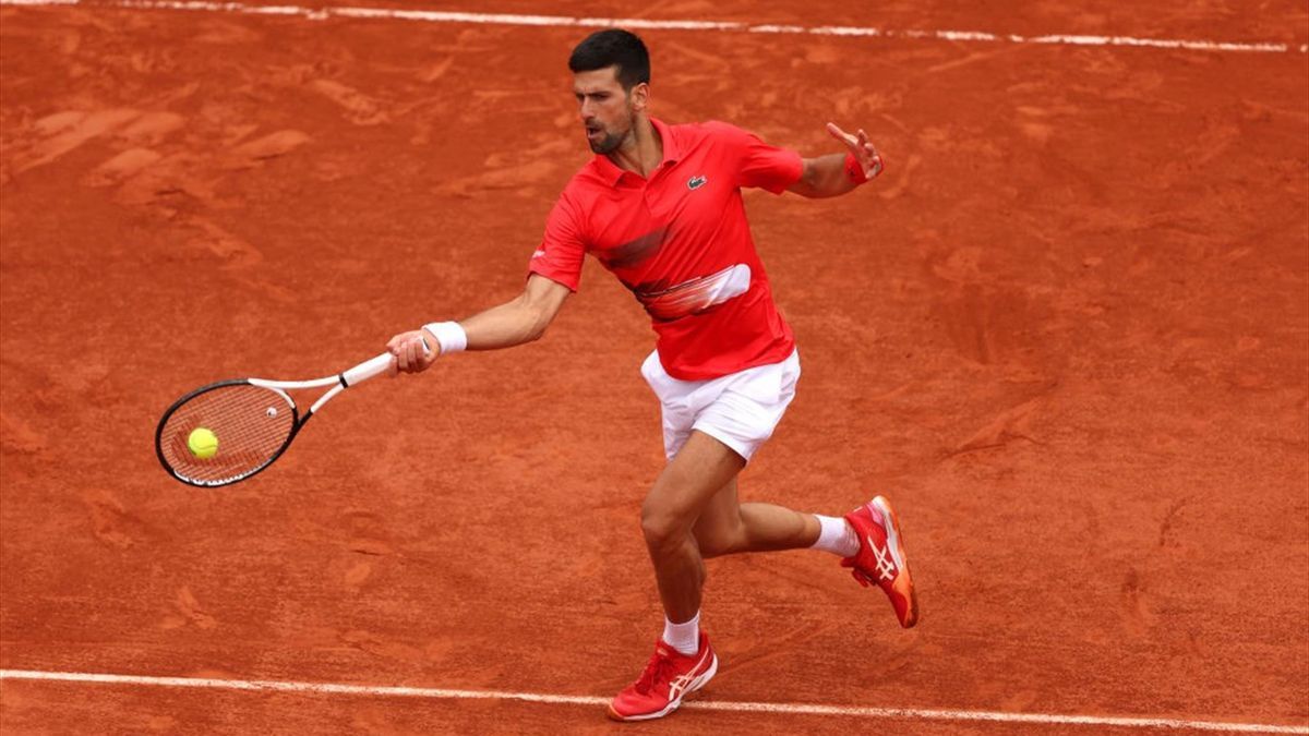 Novak Djokovic at Roland Garros