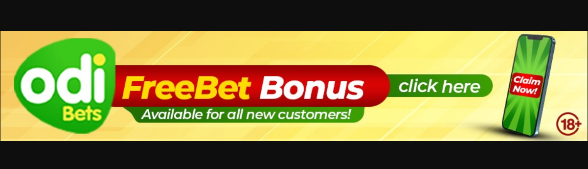 An image of the Odibets new customers bonus page