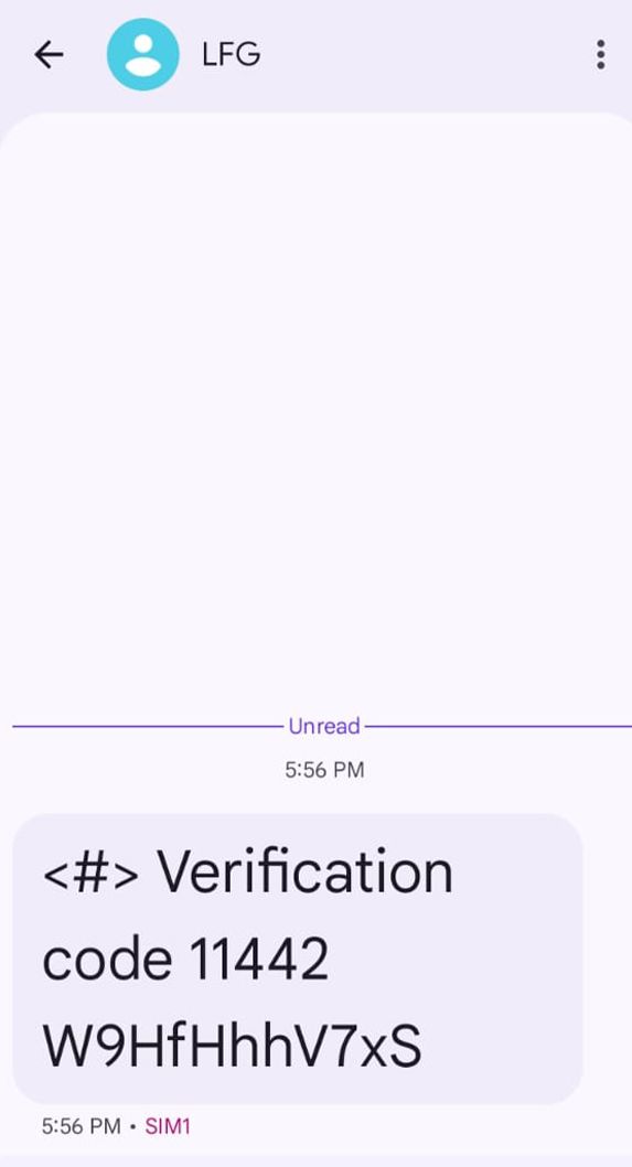 Linebet OTP Verification 