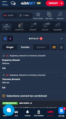  Place Your Tennis Bet 