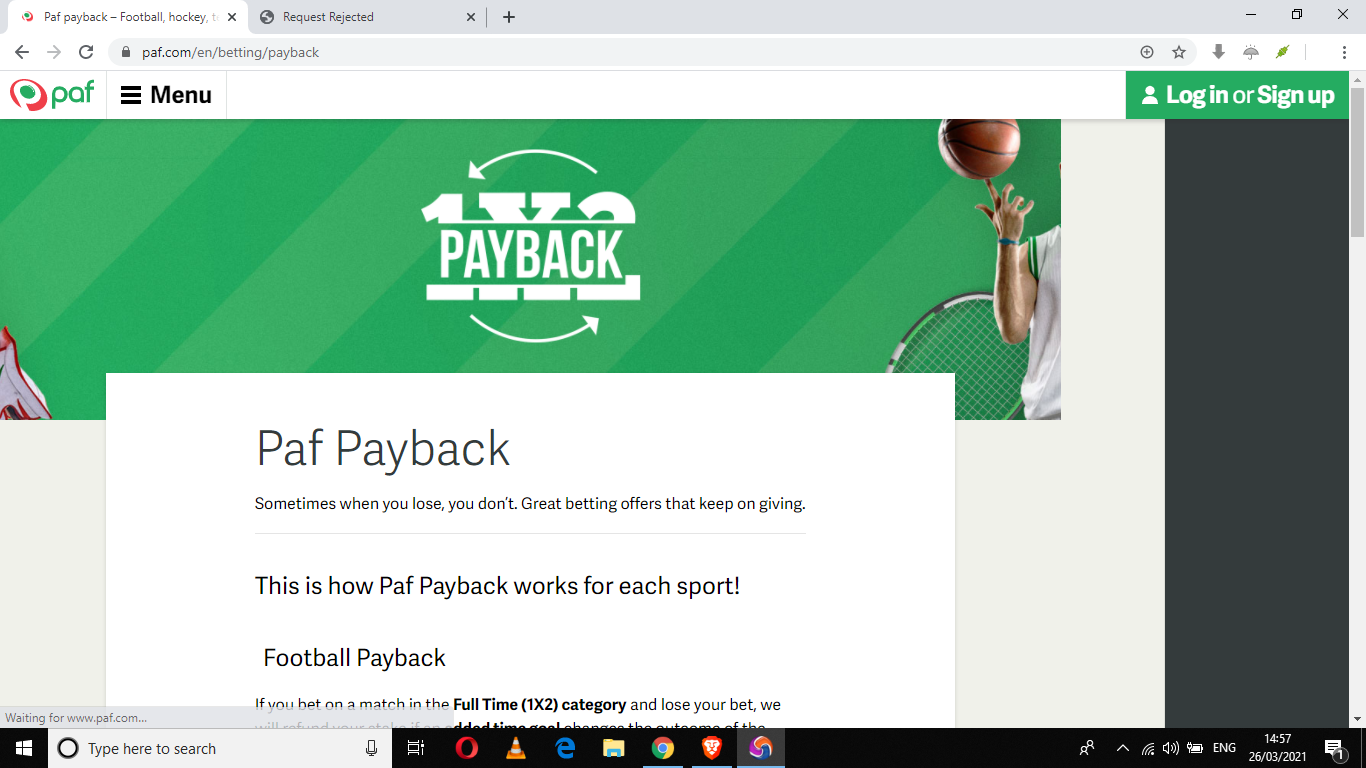 PAF Payback Bonus