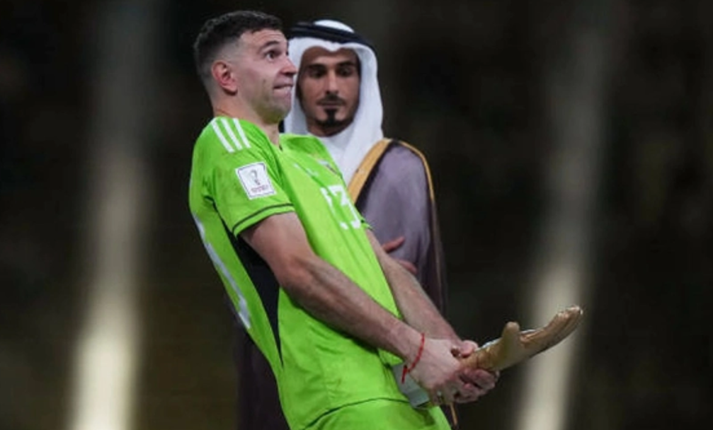 Dibu Martínez, en la final de la Copa del Mundo 2022 Dibu Martínez, en la final de la Copa del Mundo 2022