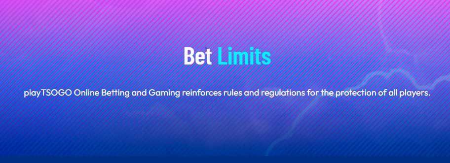 Playtsogo Bet Limits Function Banner