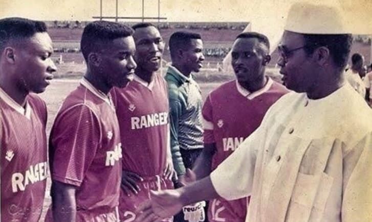 Okocha in Enugu Rangers Okocha in Enugu Rangers
