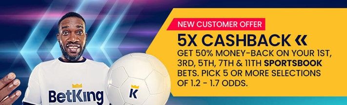 Betking 5 times cashback image page
