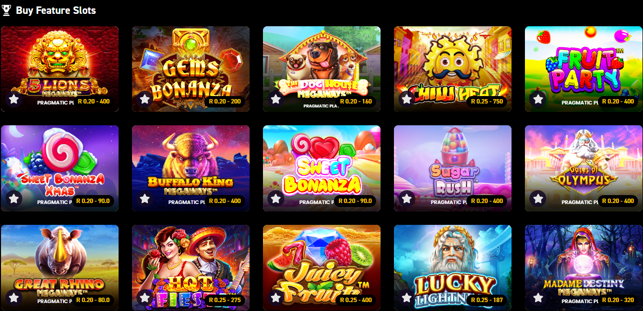 Topbet South Africa Slot Games