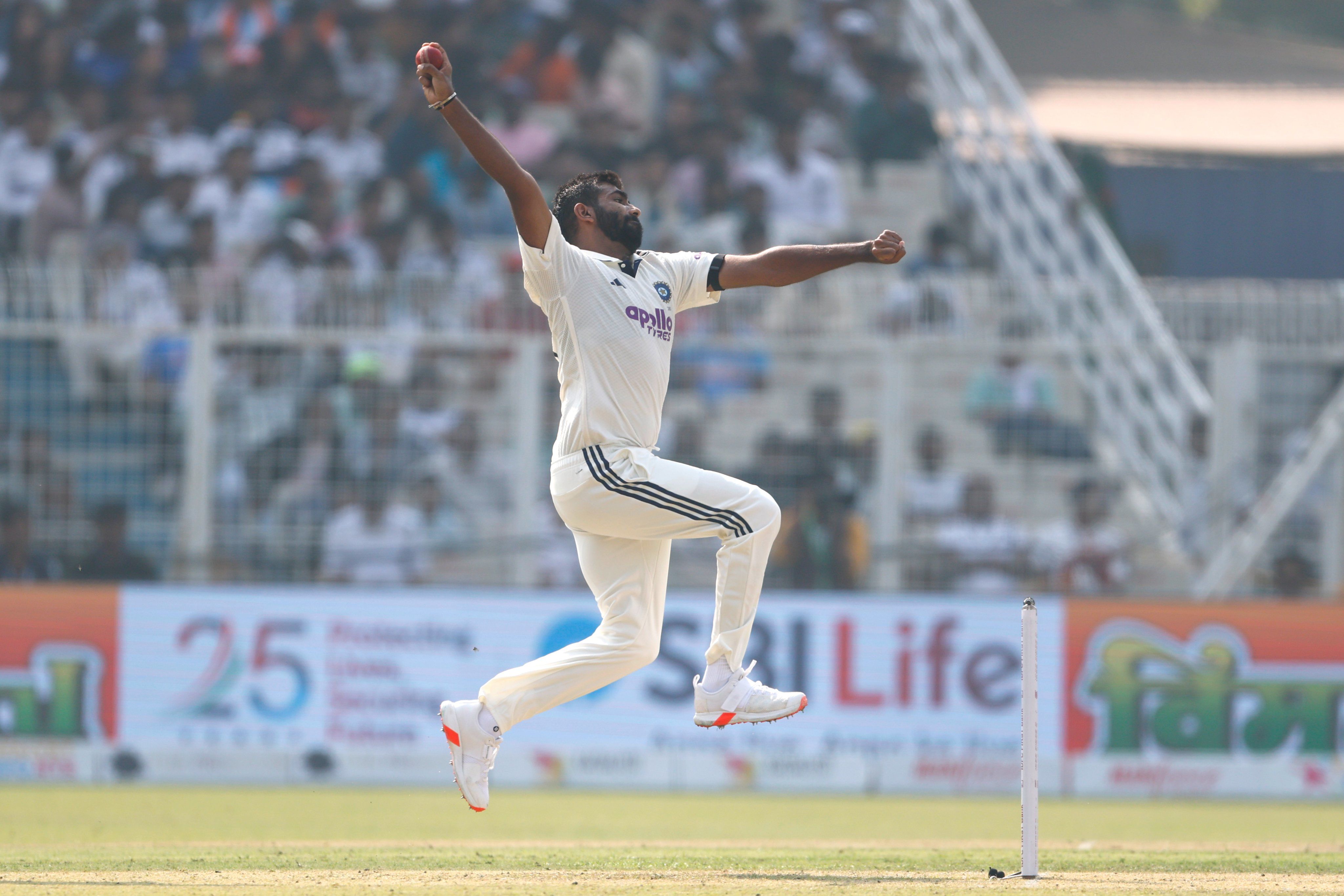AT HIS BEST: Jasprit Bumrah wrecks havoc with five wicket haul: @BCCI/X