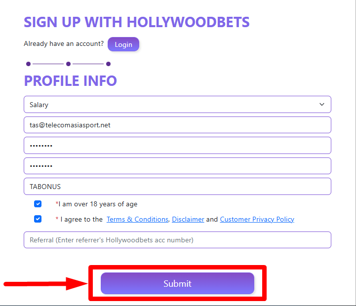 Hollywoodbets Soccer SA Registration