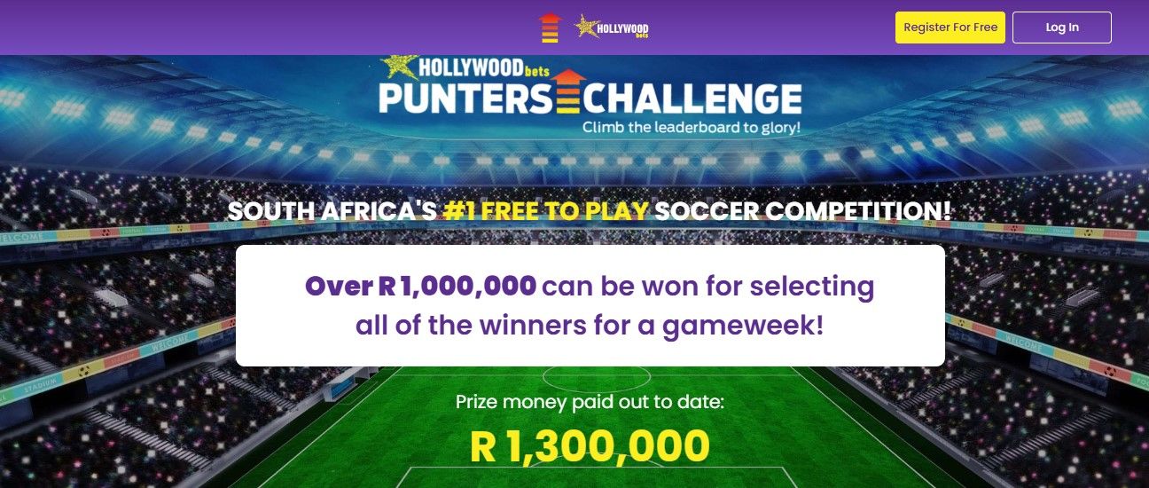 Soccer Punters Challenge Hollywoodbets Features