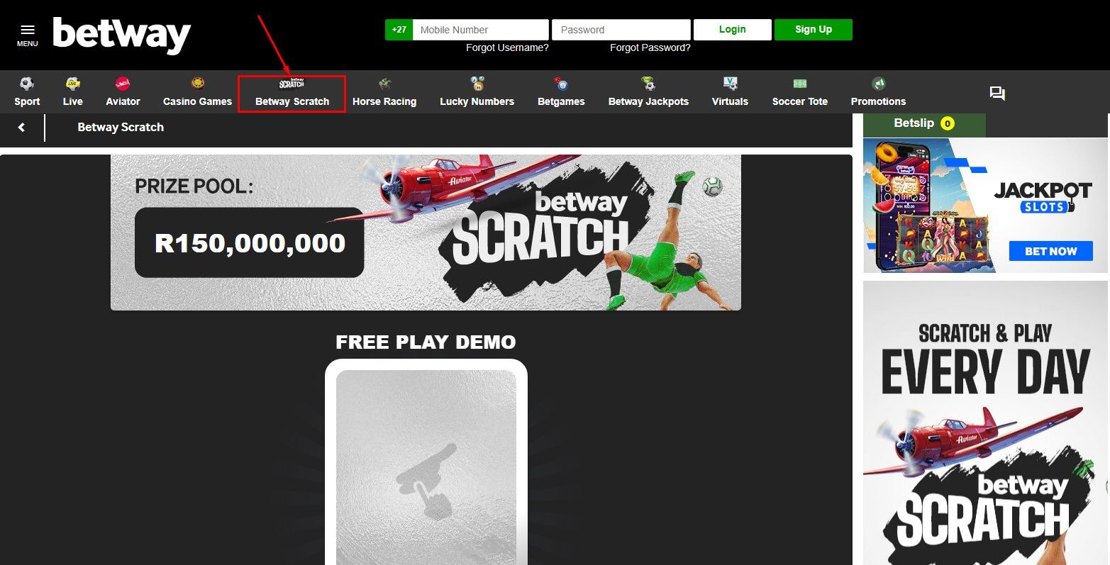 Betway Scratch Betway Features Image