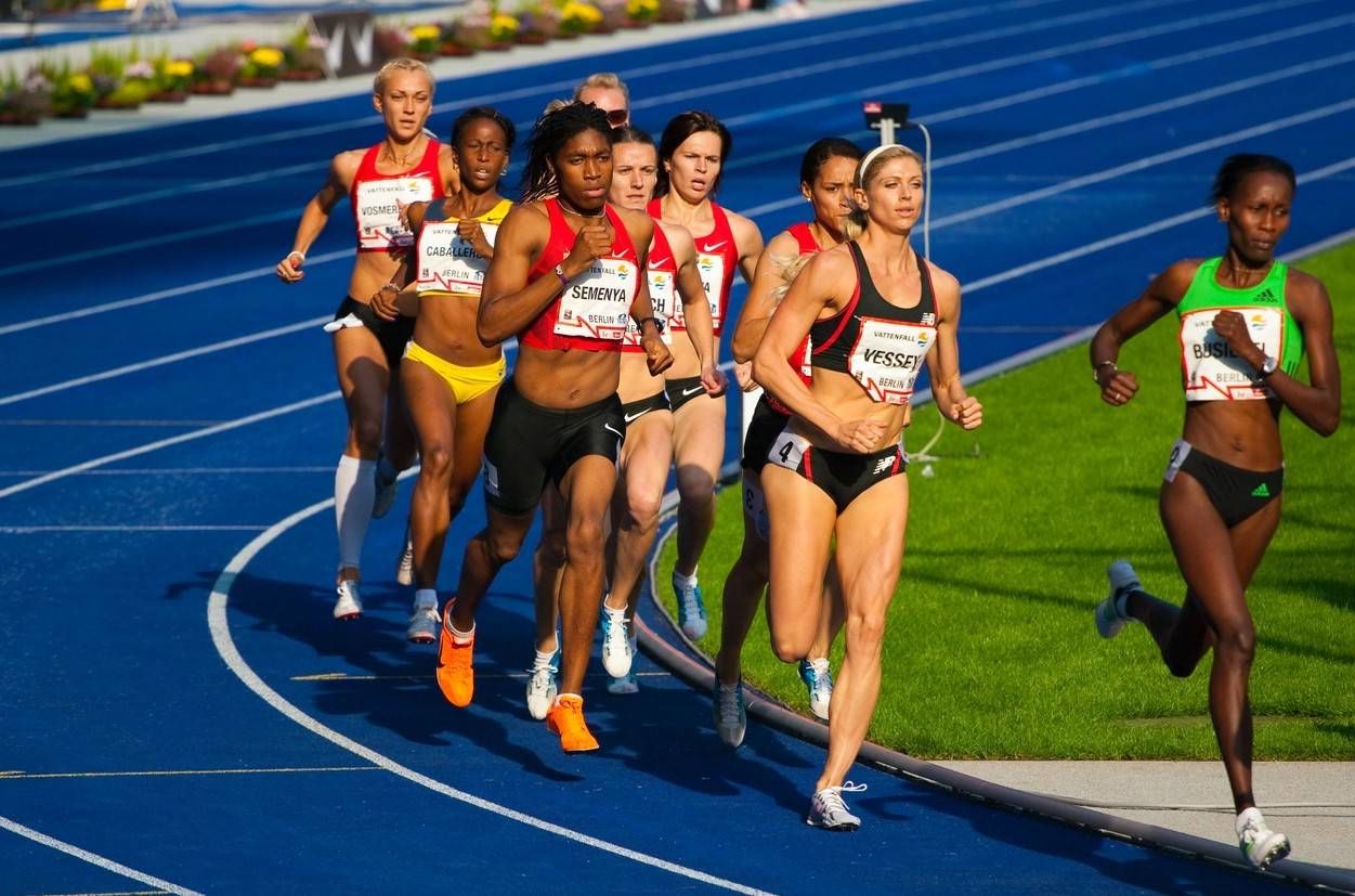 Competencia de atletismo femenino