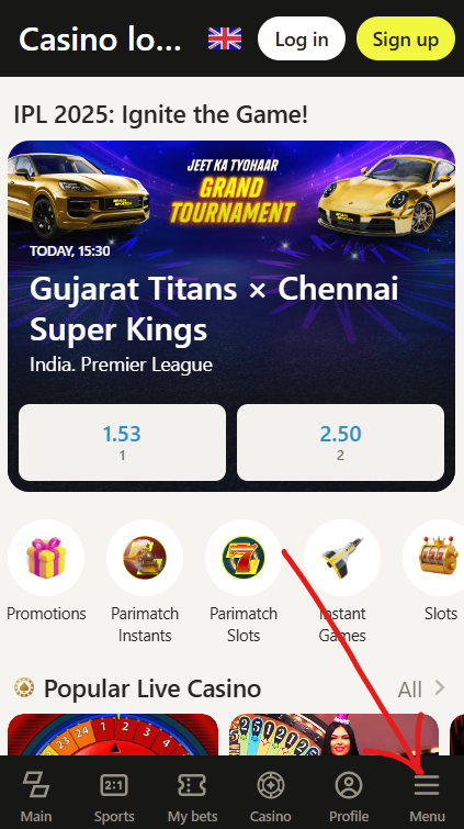 Selecting aviator game