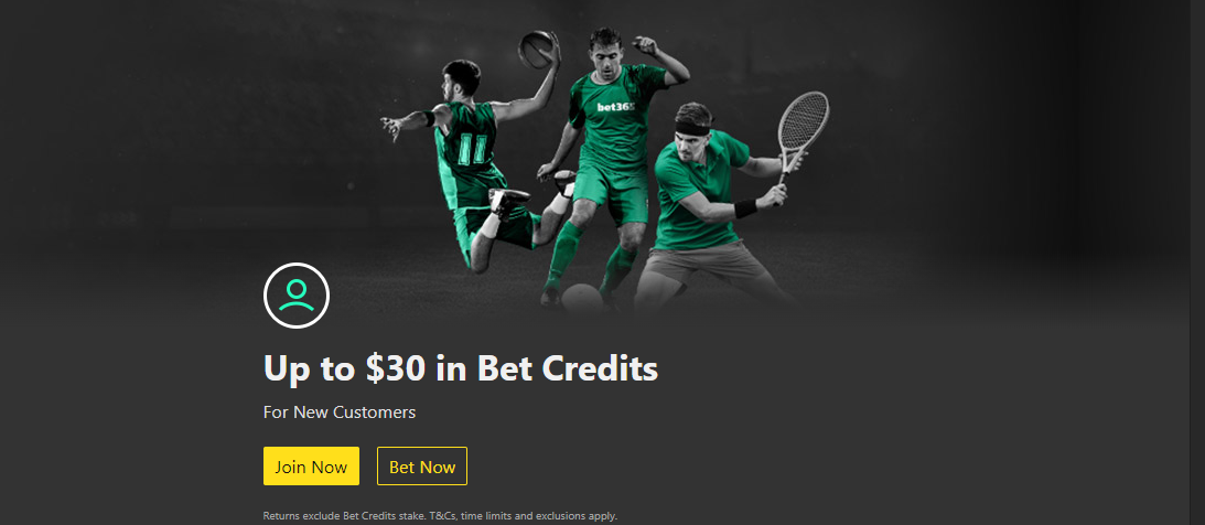 Image showing the welcome offer at Bet365