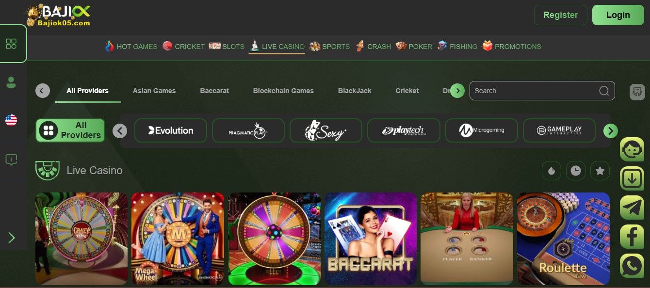 BajiOk casino overview
