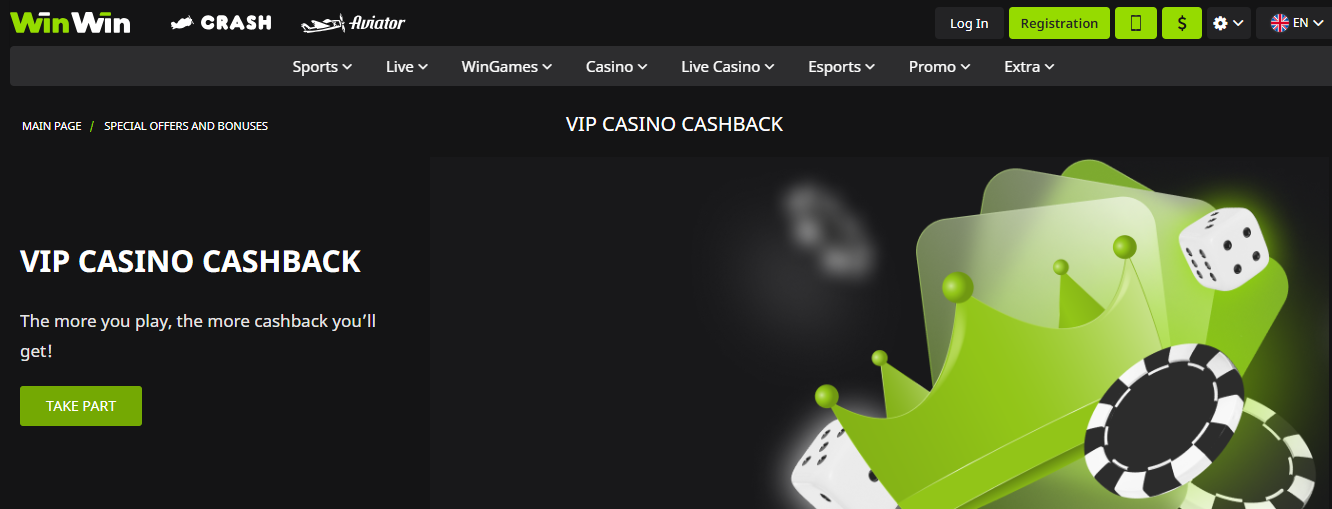 WinWinBet VIP Cashback