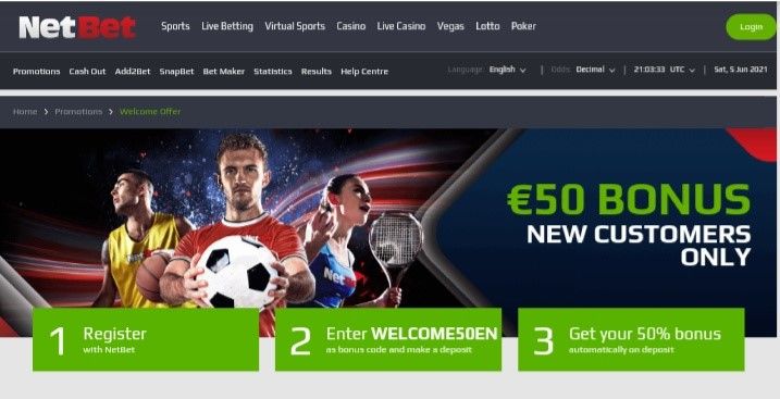 NetBet Promo Code Image