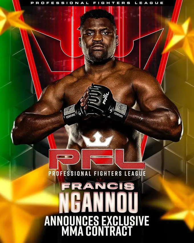 Francis Ngannou signed an exclusive contract with the PFL