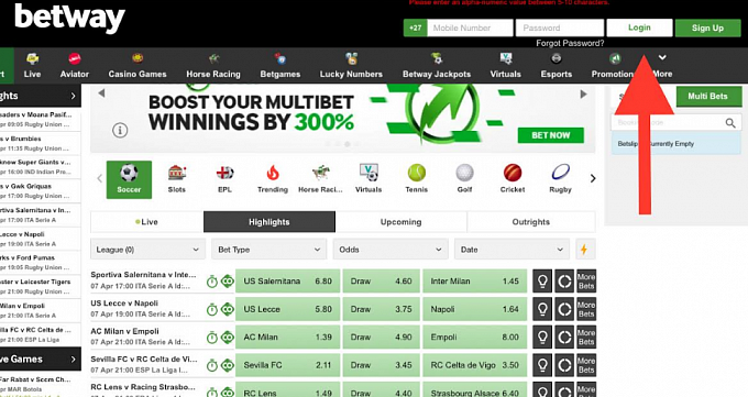 Access The Sportsbook Site