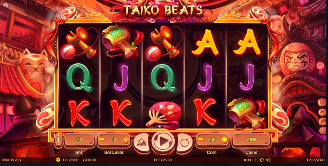 Taiko Beats slot machine image Taiko Beats casino slot banner