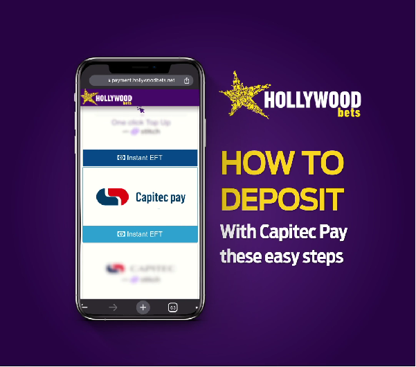 Hollywoodbets Deposits via Capitec Bank