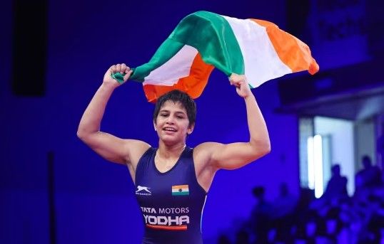 Watch out for Antim Panghal in the women's action. @United World Wrestling