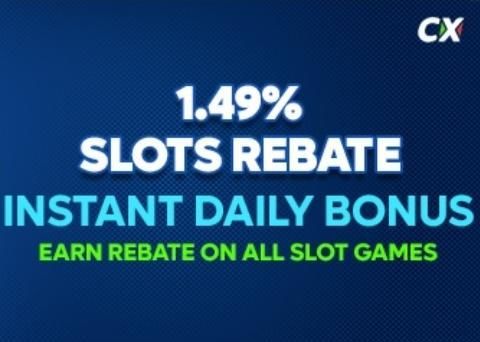 Crickex rebate on slots